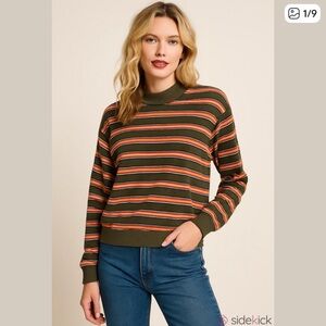 Wild Fable Striped Swearshirt